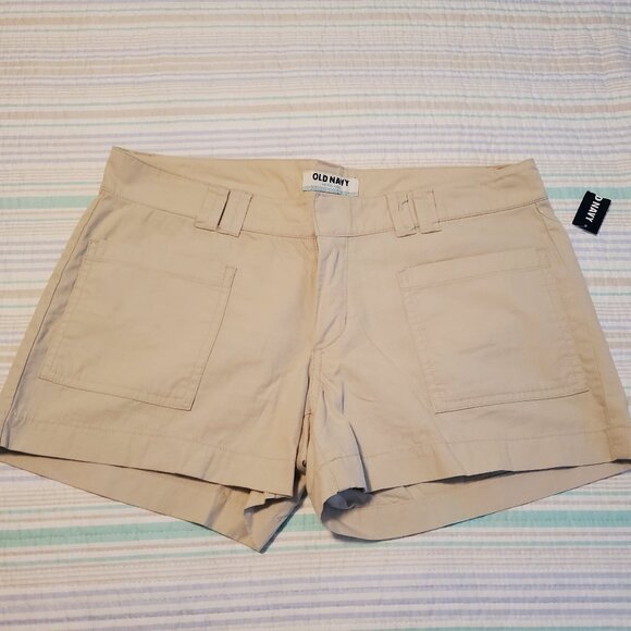 New - Light Tan Old Navy shorts Size 8 - Picture 1 of 6